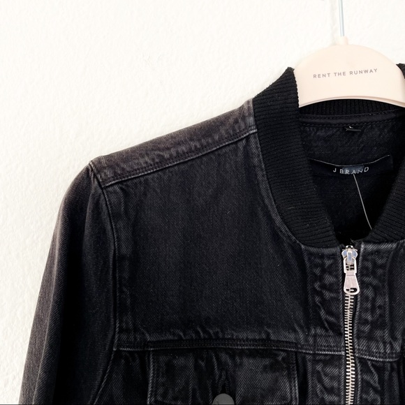 J Brand Harlow Bomber Jacket in Double Cross - Picture 8 of 8